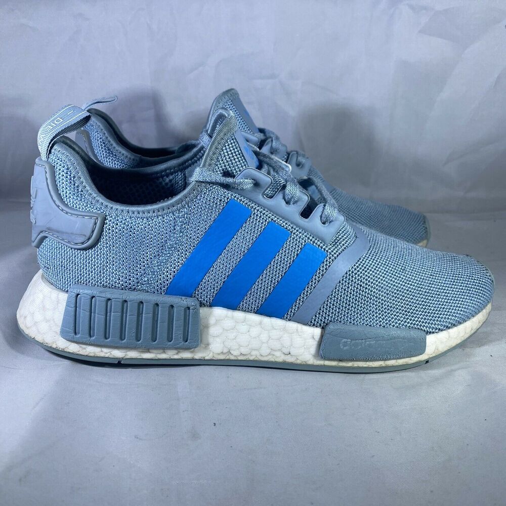 adidas Nmd_R1 Sneakers Shoes Grey Shock Cyan - Picture 2 of 10